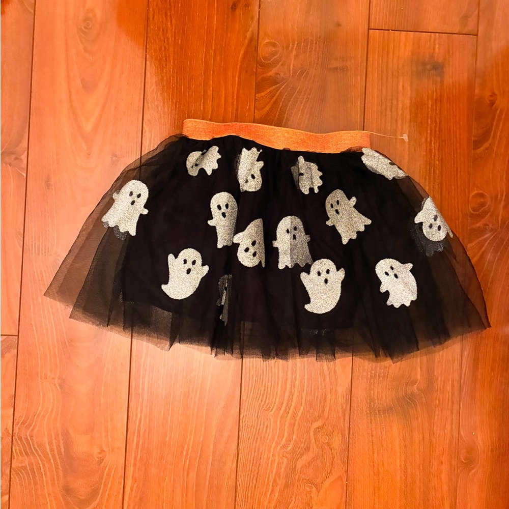 Toddler Halloween Ghost Tutu Skirt